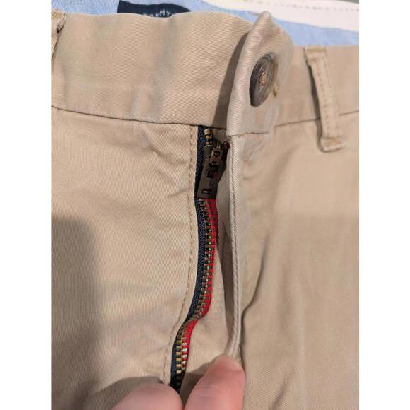 Tommy Hilfiger Khaki Chino Flat Front Classic Casual Pants Mens 32x30 (34x29) - Picture 4 of 7